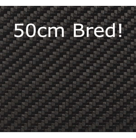 Kolfibervv 200 g/m Twill Bredd: 50cm